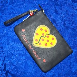 BJ "Pizza My Heart" Large Pouch/Wristlet